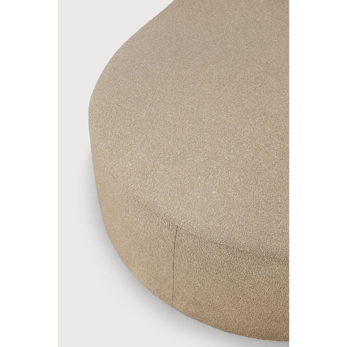 Modern European furniture - Curved Sofa with Semi-Circle Footstool - www.oroa.com | Oroa.com