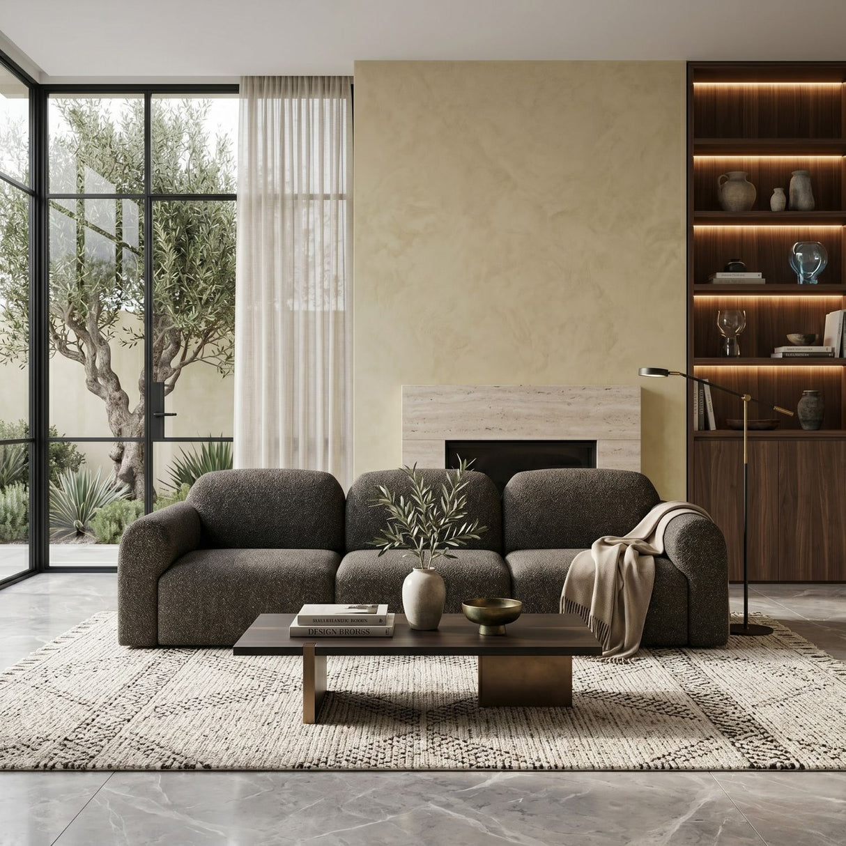Modern or European furniture - Fabric Modular Sofa Set - www.oroa.com | Oroa.com