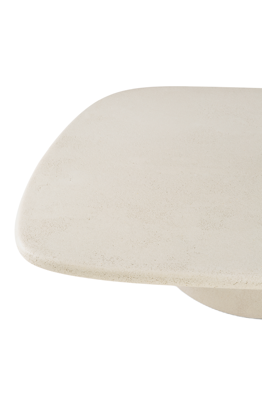 White Pebble-Shaped Coffee Table | Oroa.com