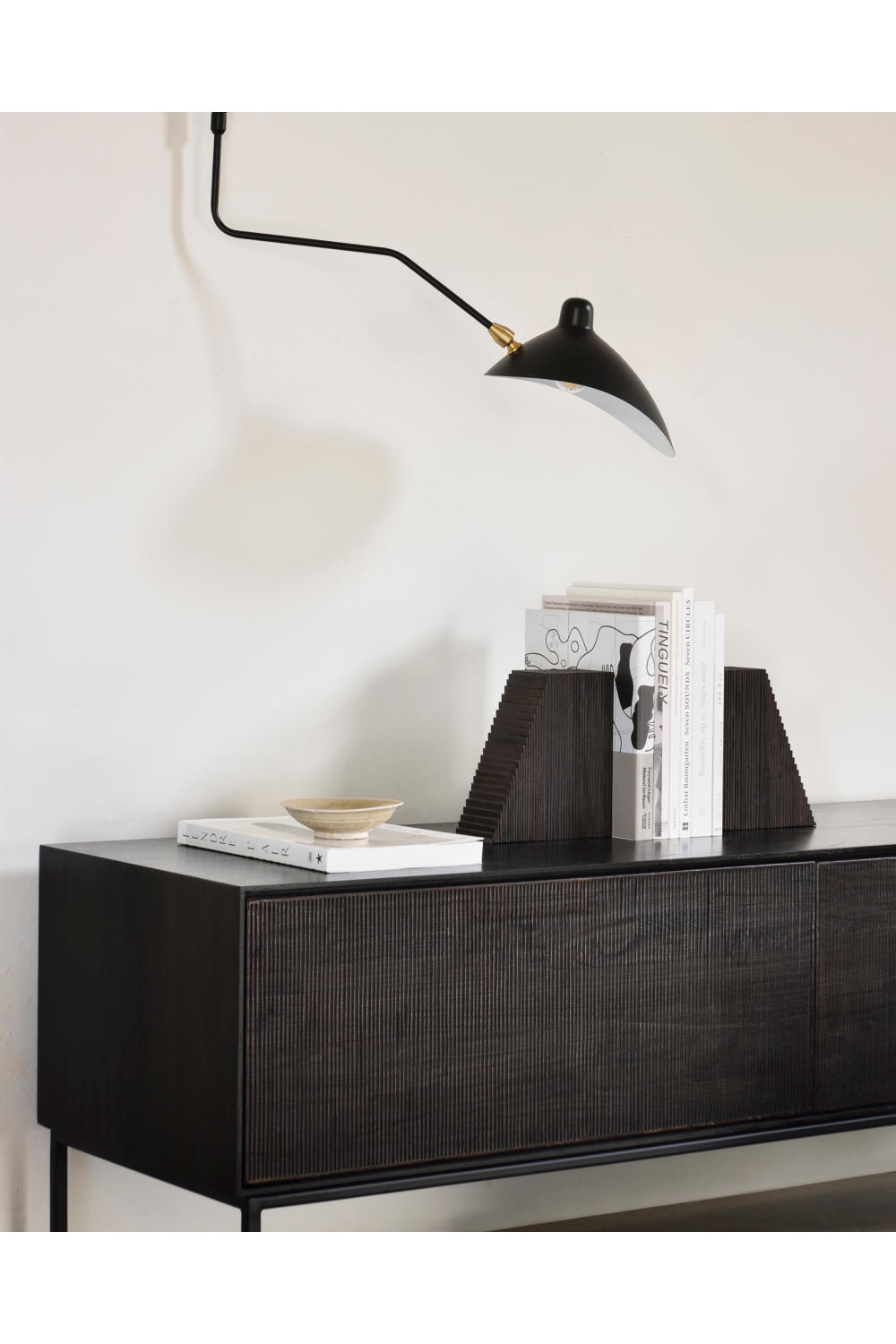 Varnished Mahogany Book Ends (2) | Oroa.com