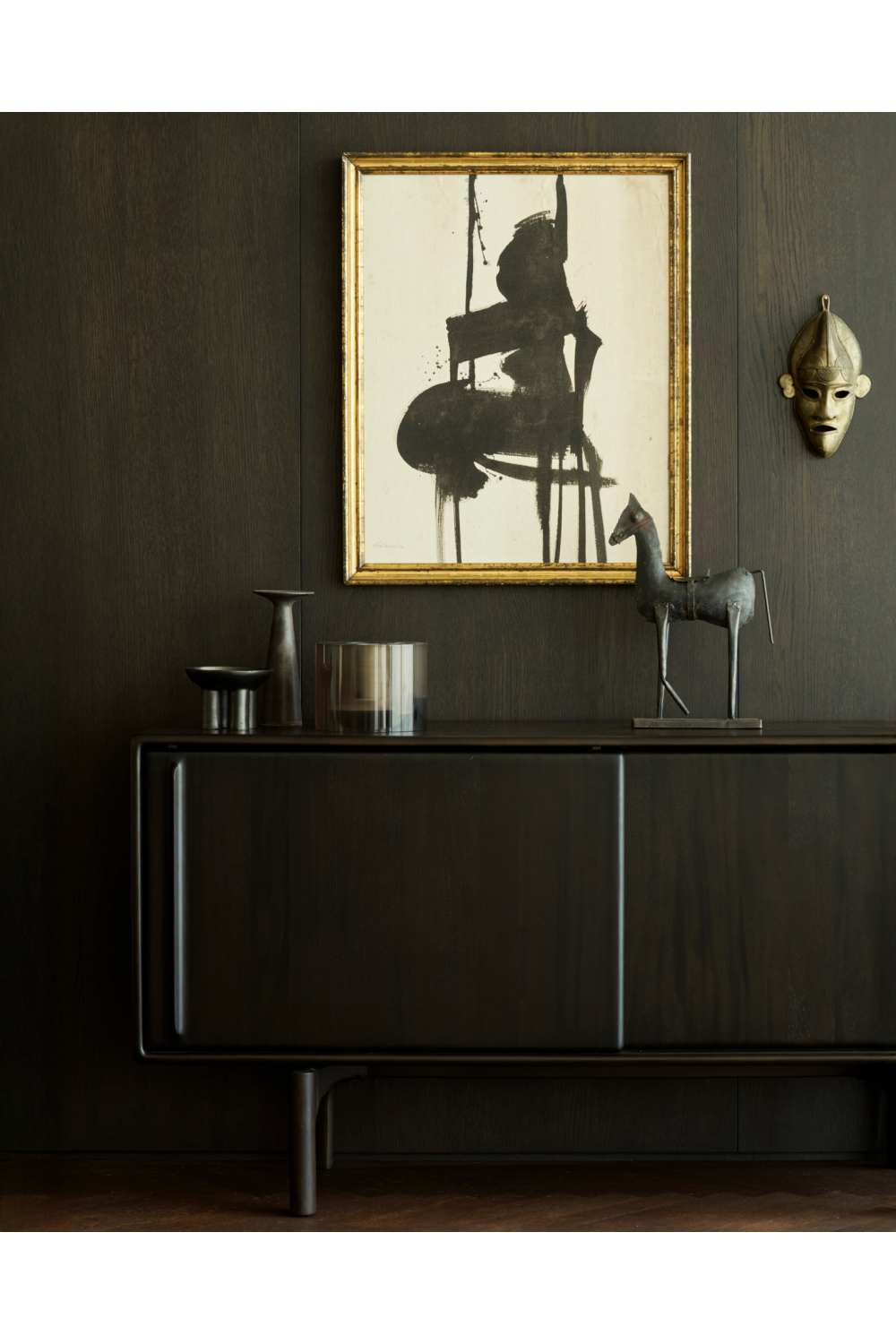Sliding Door Mahogany Sideboard | Oroa.com