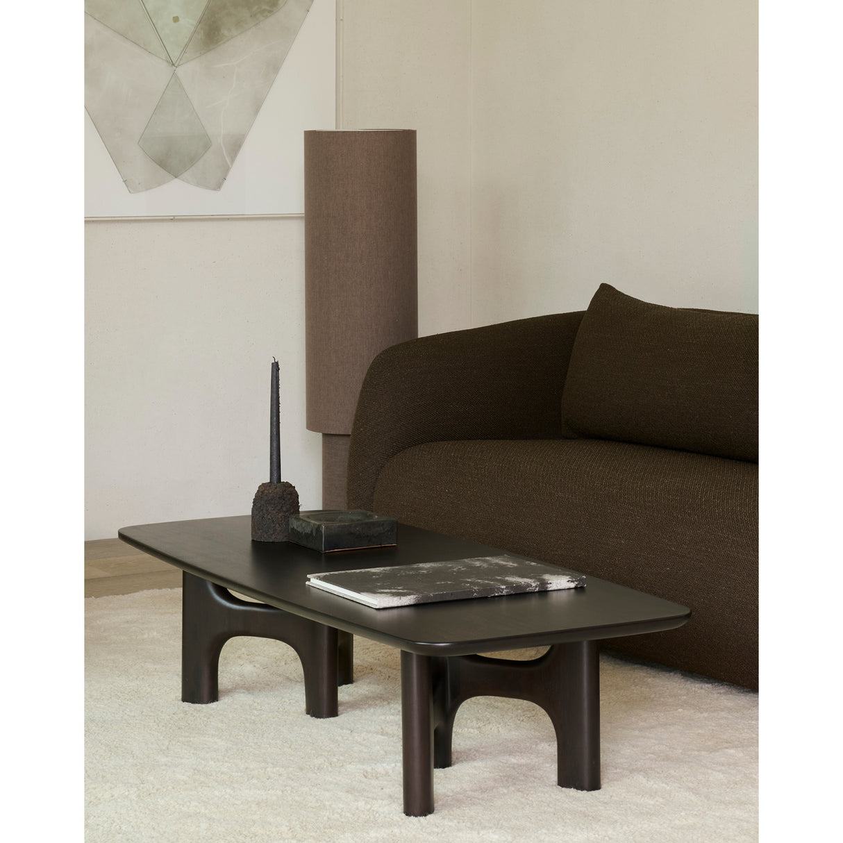 Brown Mahogany Coffee Table | Oroa.com