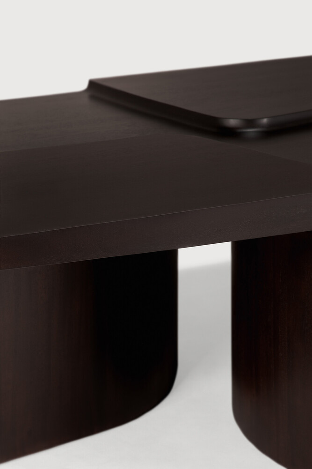 Carved Brown Mahogany Coffee Table | Oroa.com