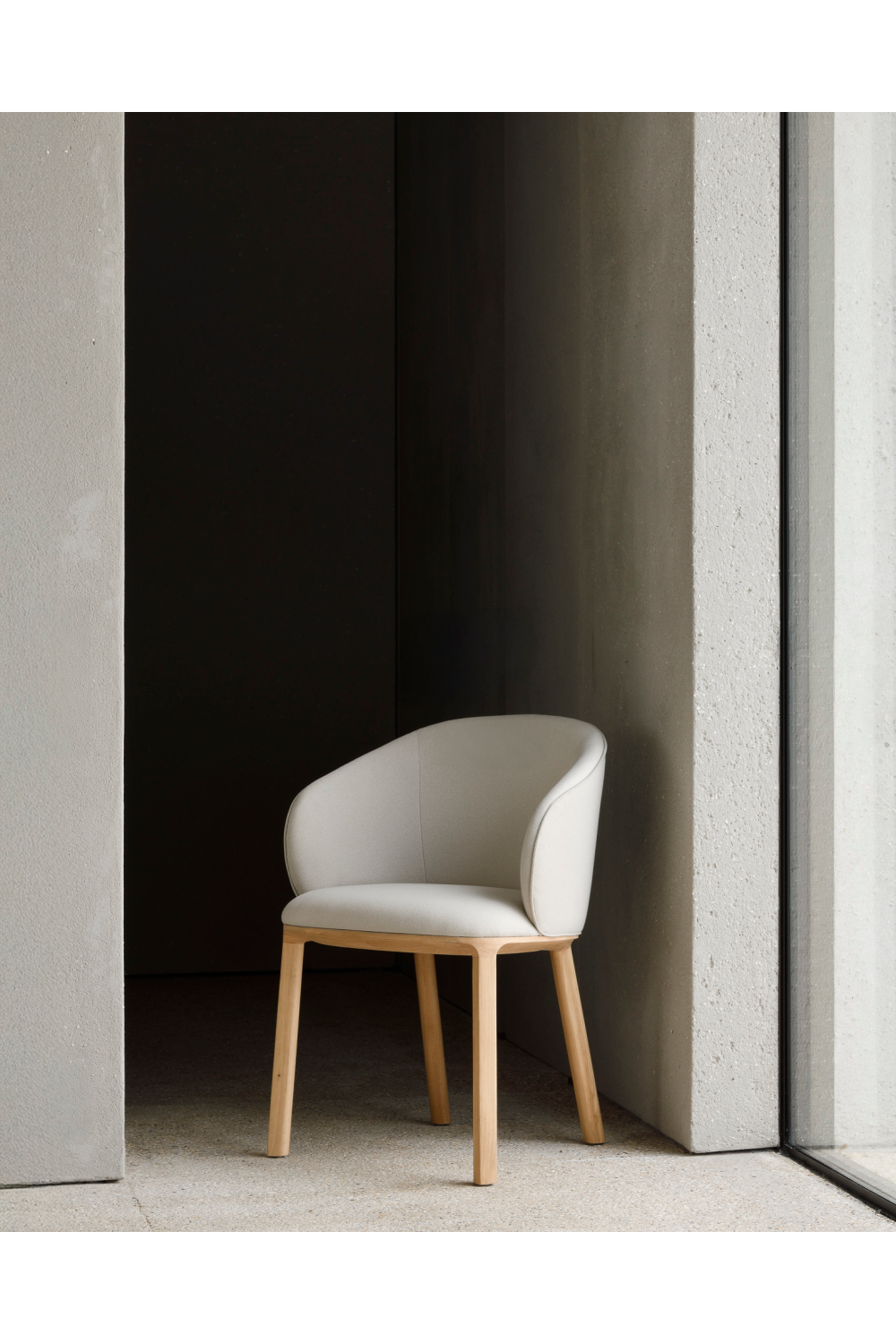 Upholstered Oak Dining Chair | Oroa.com
