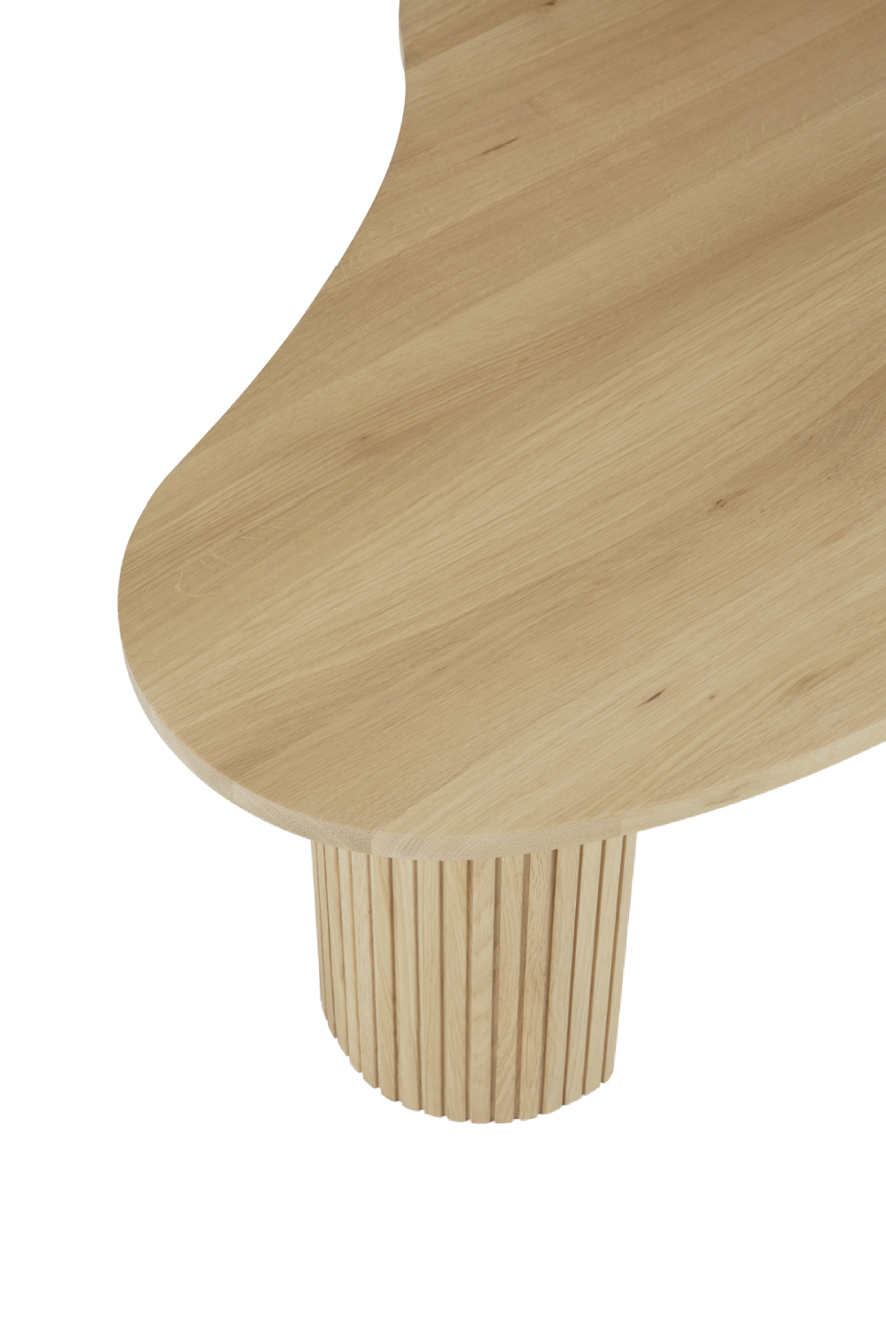 Oak Pebble-Shaped Coffee Table | Oroa.com