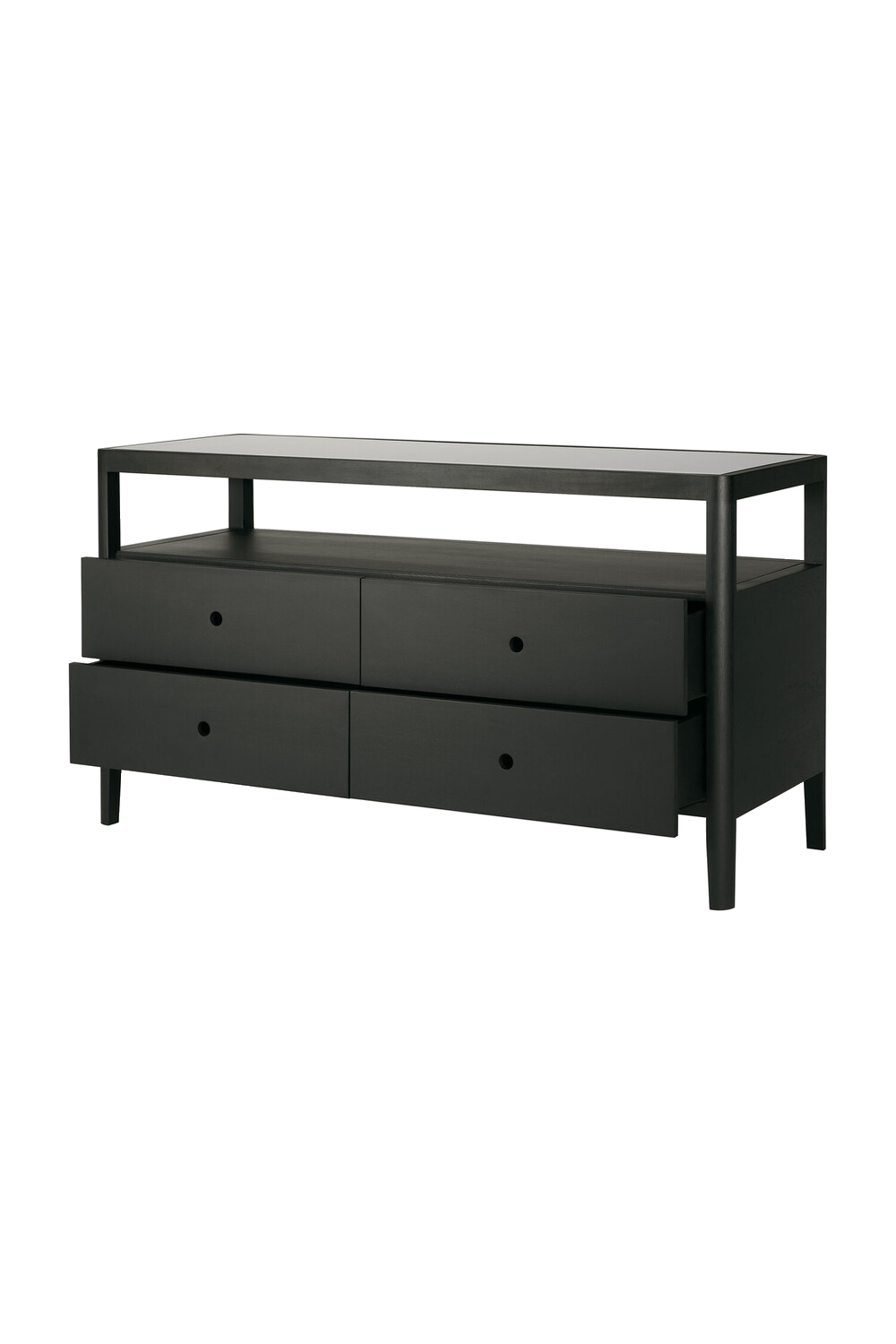 Glass Top 4 Drawer Dresser | Oroa.com