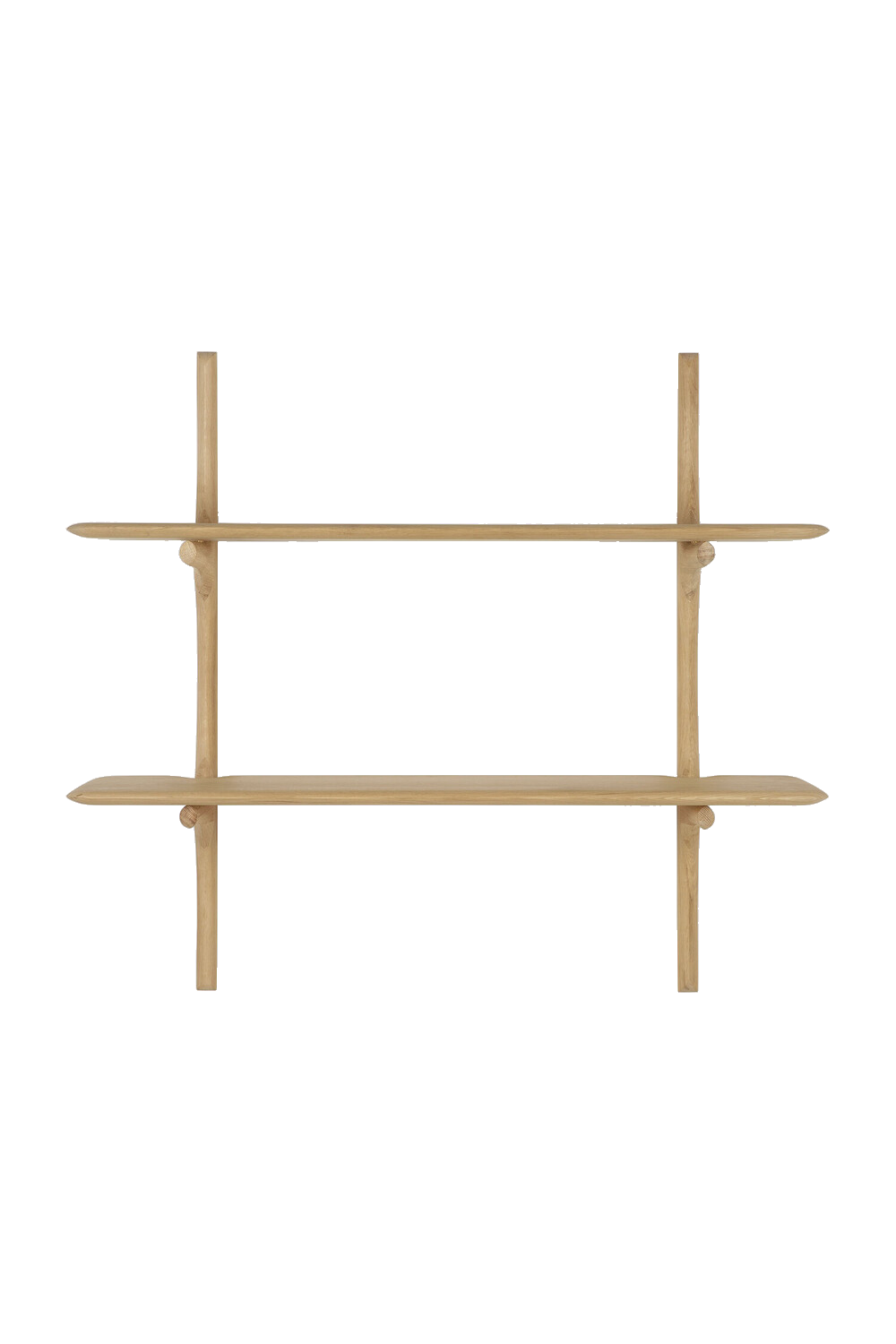 Curved Wood Wall Shelf | Oroa.com