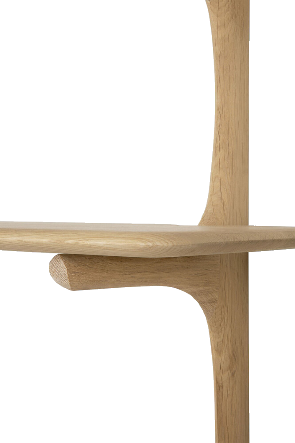 Curved Wood Wall Shelf | Oroa.com
