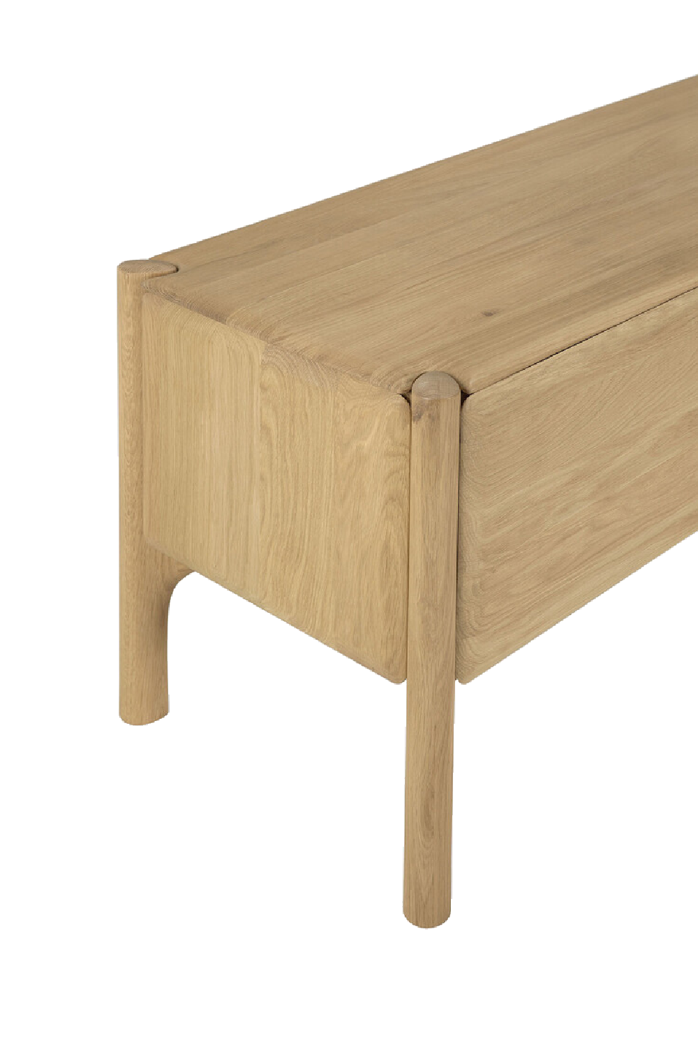 Curved Wood TV Cupboard | Oroa.com