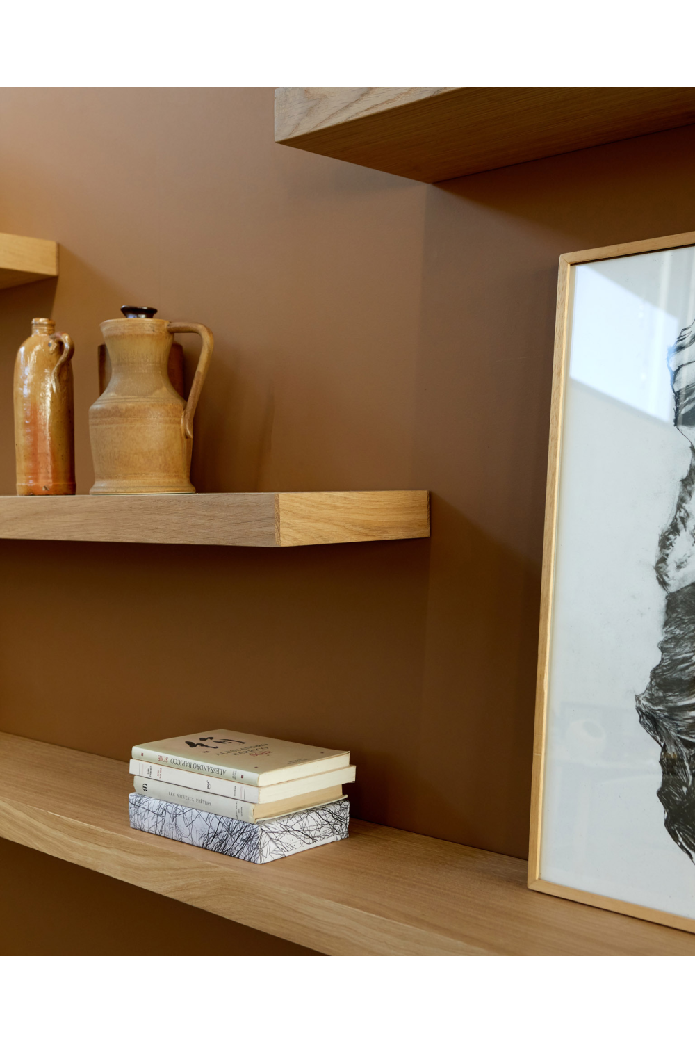 Oiled Oak Wall Shelf | Oroa.com