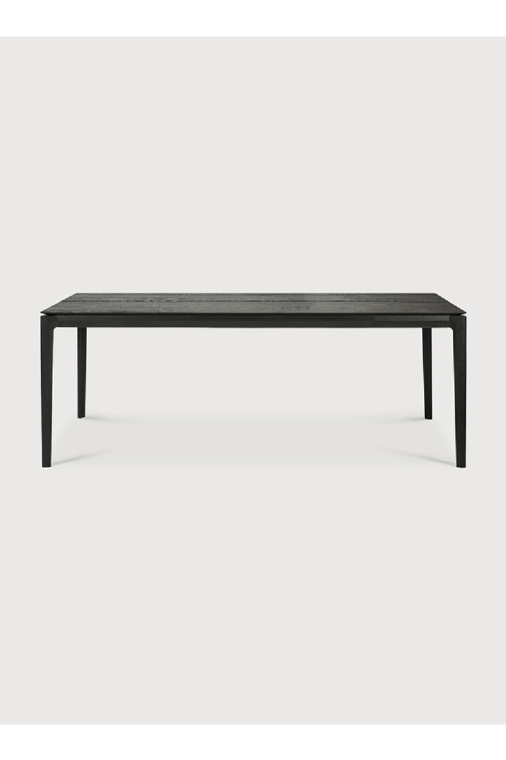 Extendable Black Oak Dining Table | Oroa.com