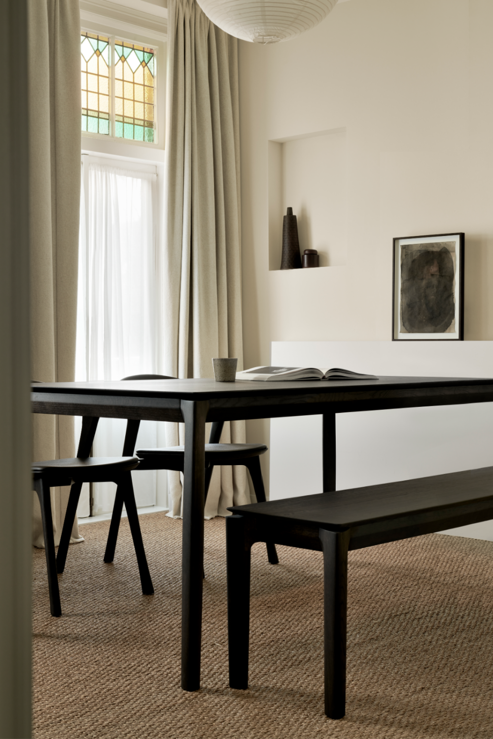 Brown Oak Bench | Oroa.com