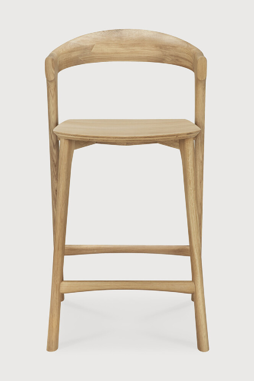Curved Oak Counter Stool | Oroa.com