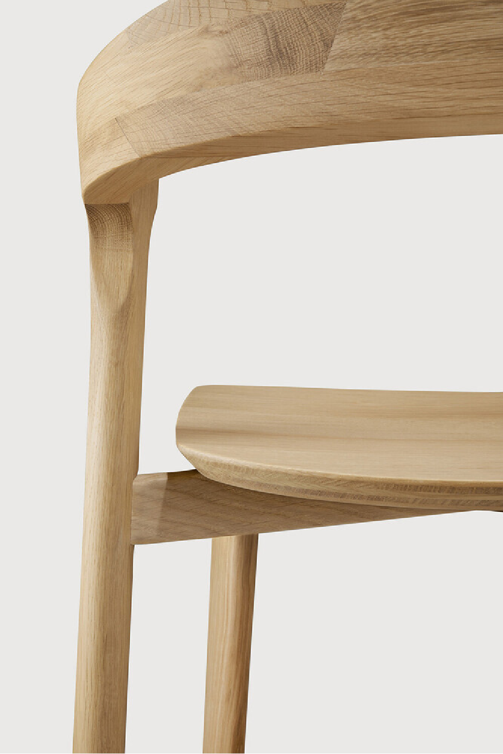 Curved Oak Counter Stool | Oroa.com