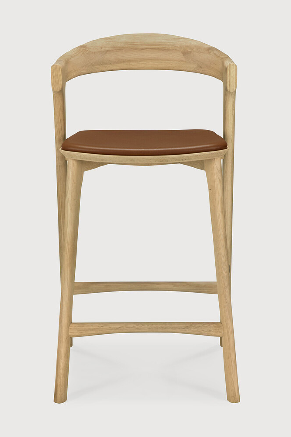 Curved Oak Counter Stool | Oroa.com