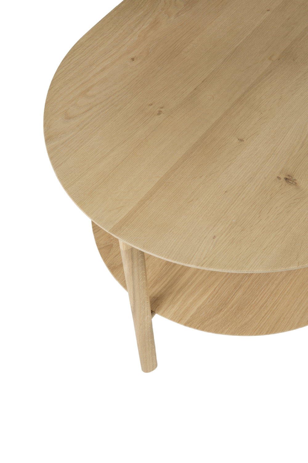 Solid Oak Oval Coffee Table | Oroa.com