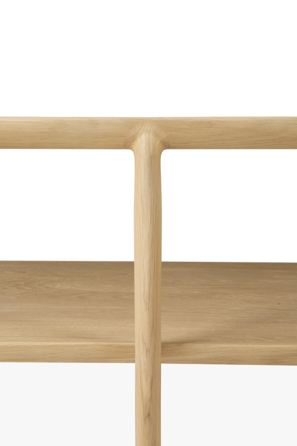 Solid Oak Oval Coffee Table | Oroa.com