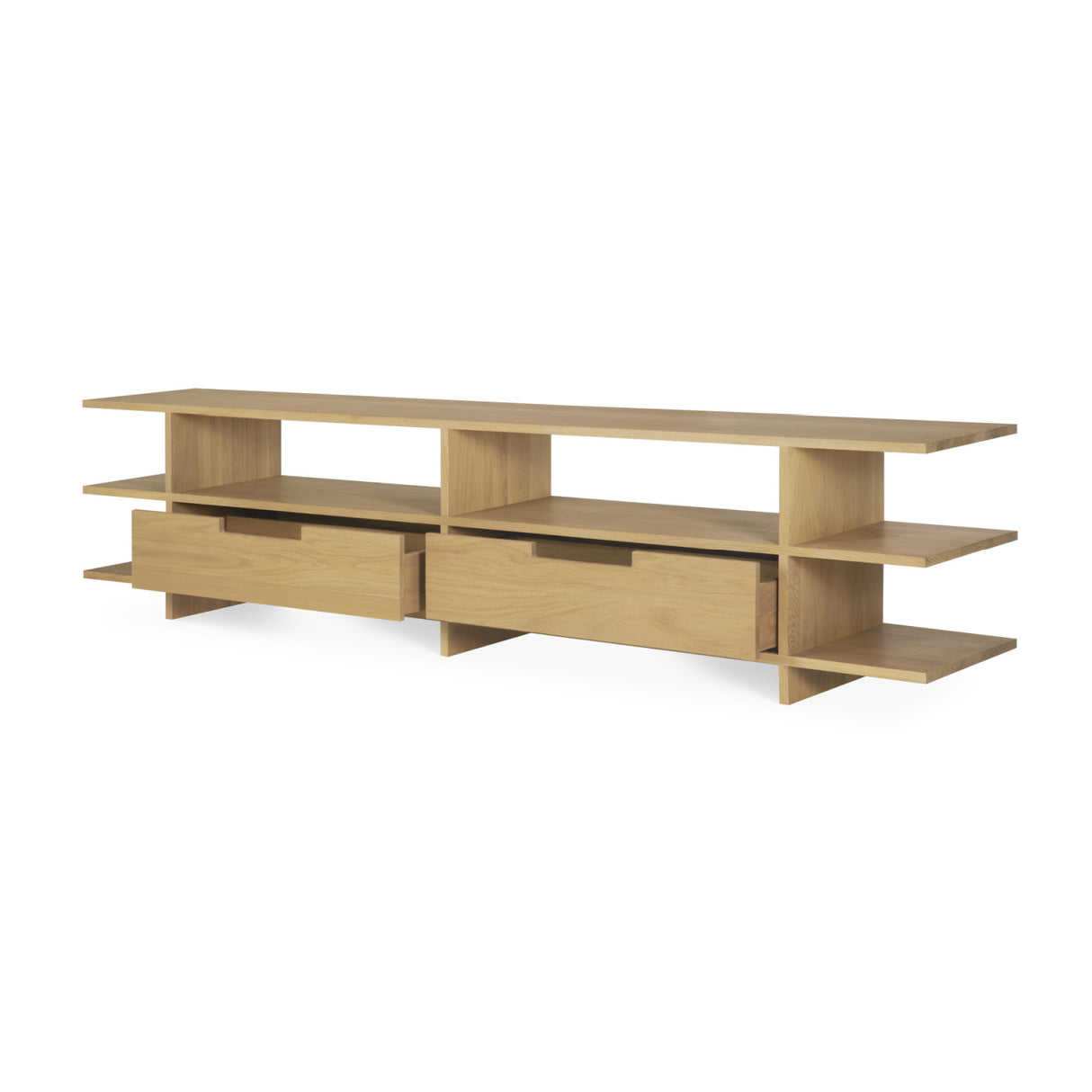 Varnished Teak TV Cupboard | Oroa.com