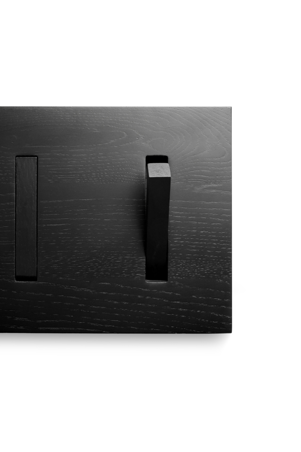 Black Solid Oak Wall Hanger | Oroa.com