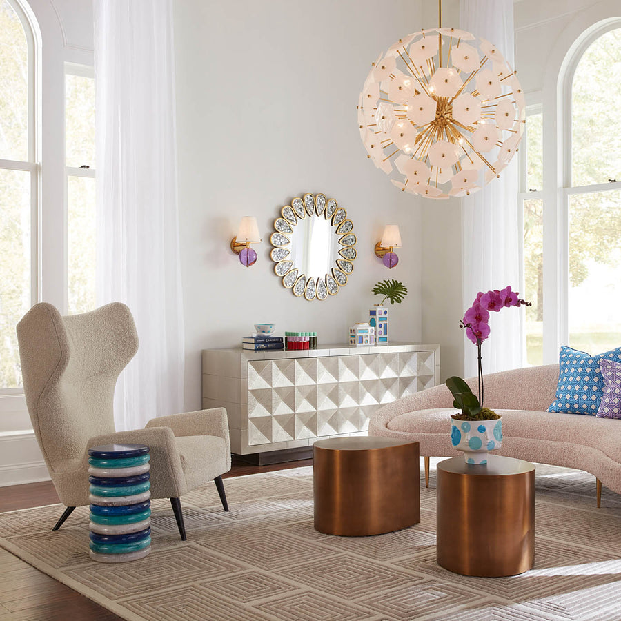 Gray Mother of Pearl Mirror | Oroa.com