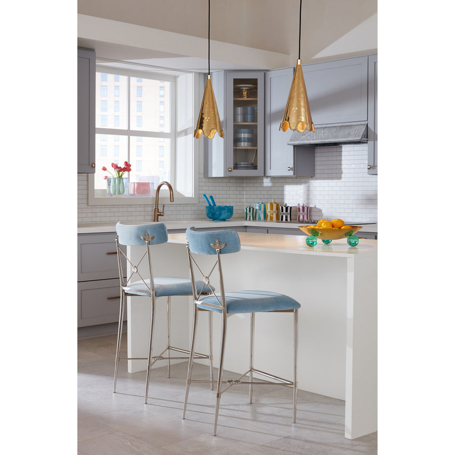 Velvet Counter Stool | Oroa.com