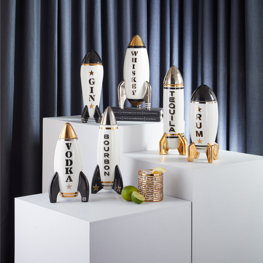 Glossy Porcelain Bourbon Decanter | Oroa.com