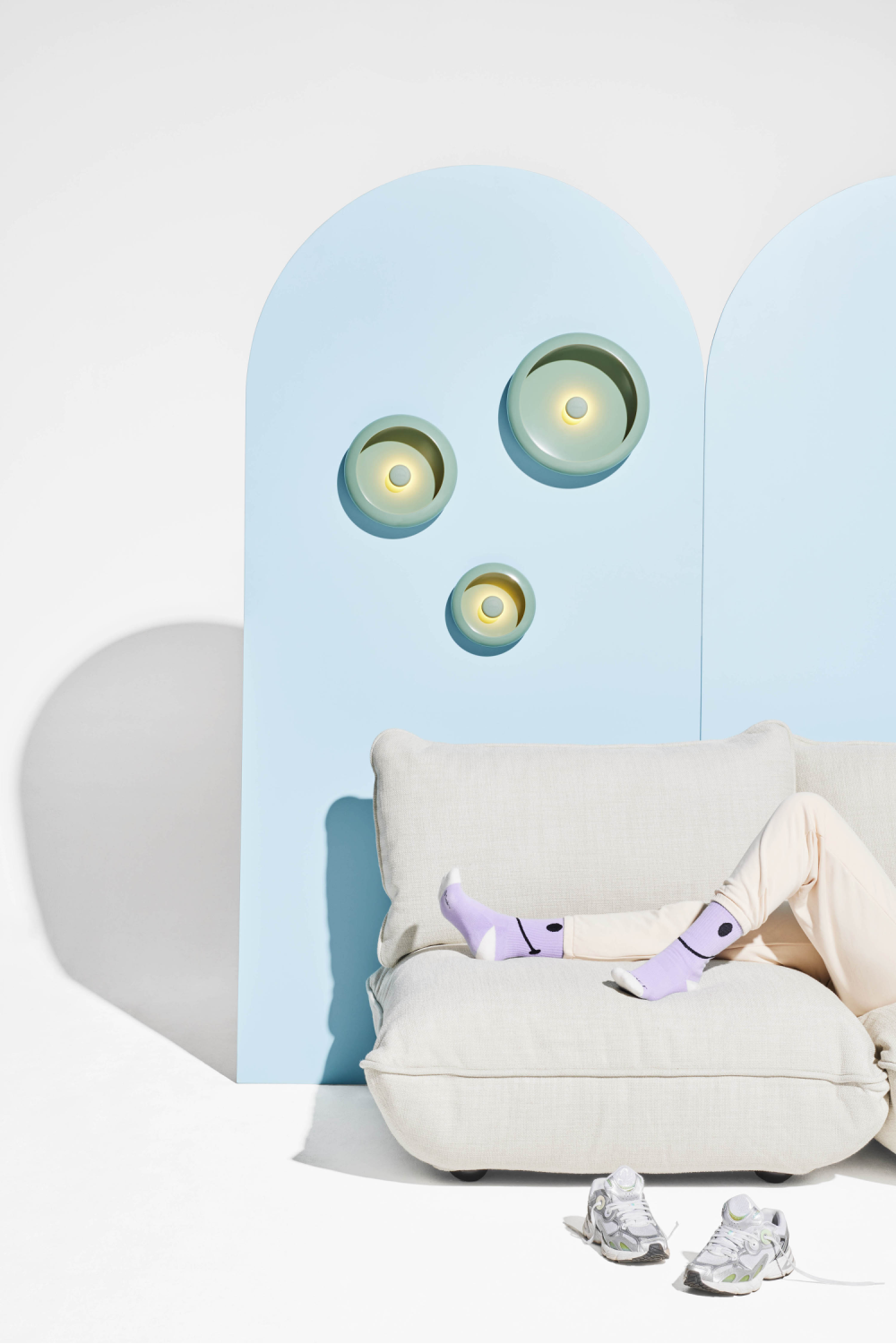 Round Outdoor Lamp Bowl Set (3) | Oroa.com