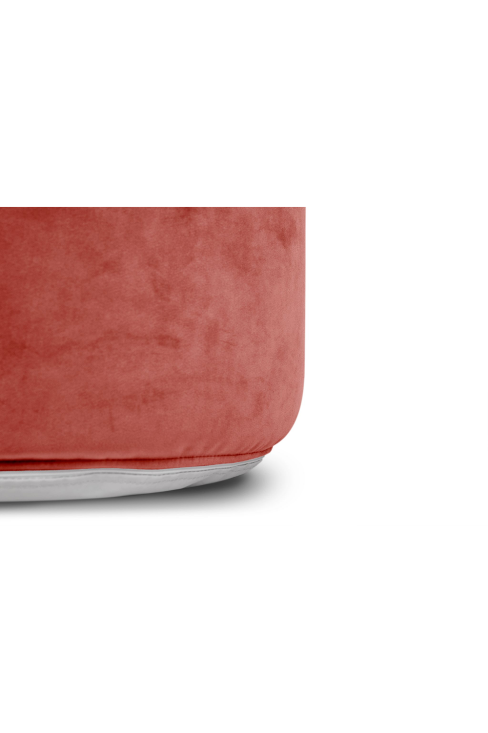 Velvet Upholstered Pouf | Oroa.com