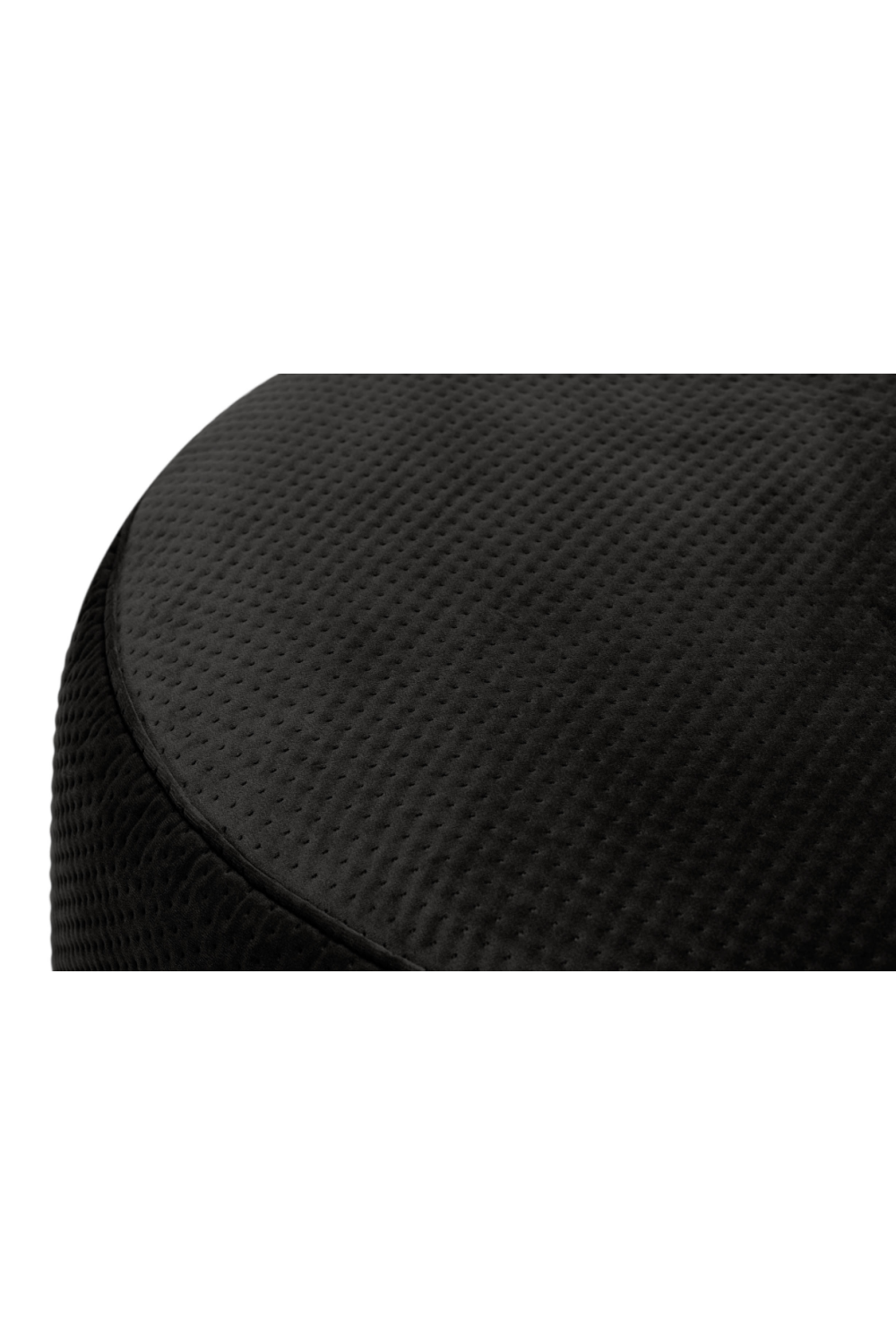 Round Velvet Pouf | Oroa.com