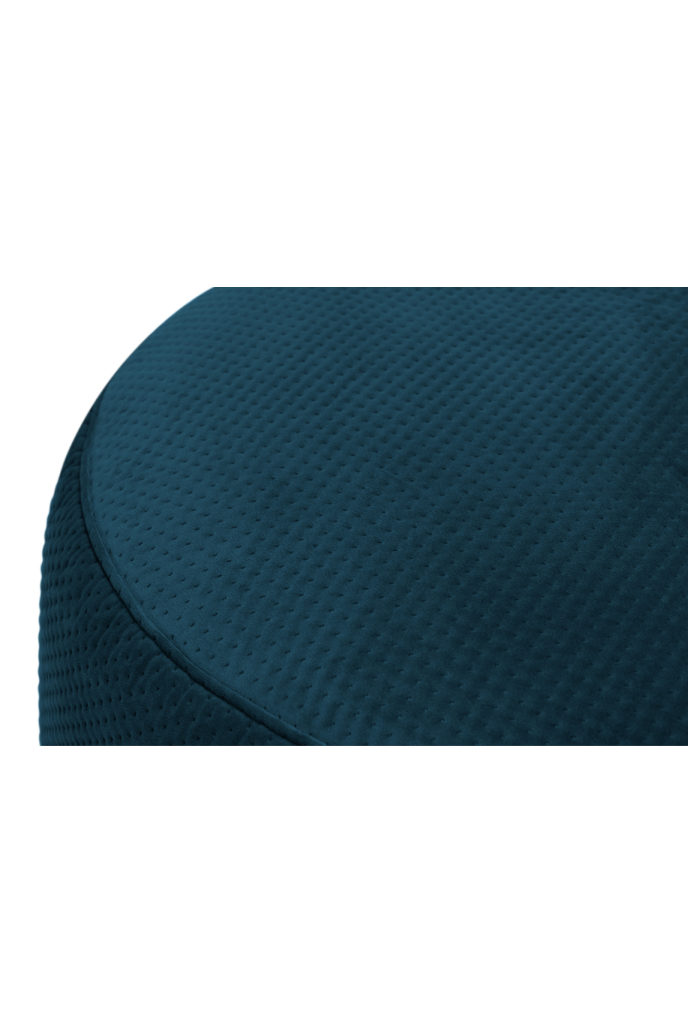 Round Velvet Pouf | Oroa.com