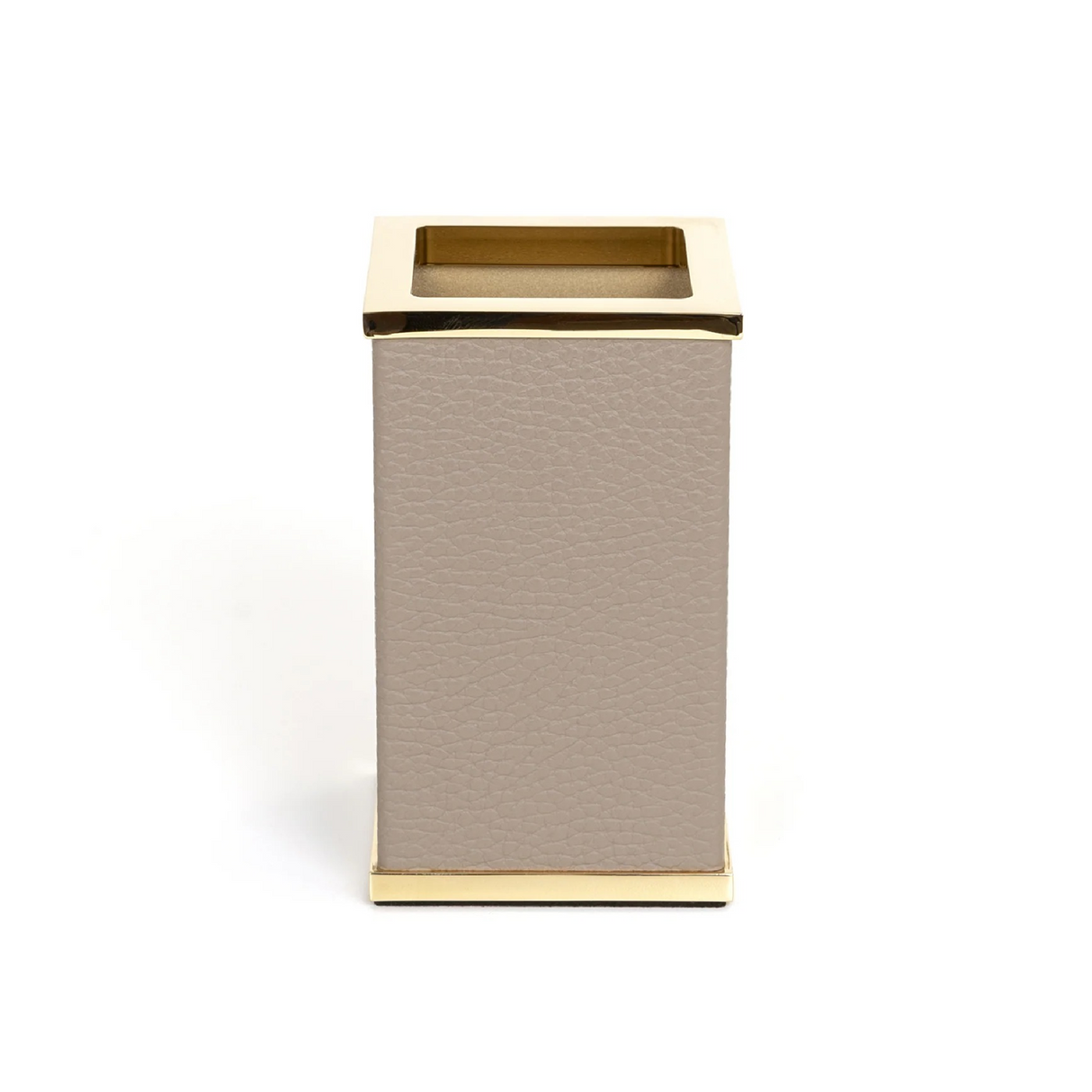 Square Leather Toothbrush Holder | Oroa.com