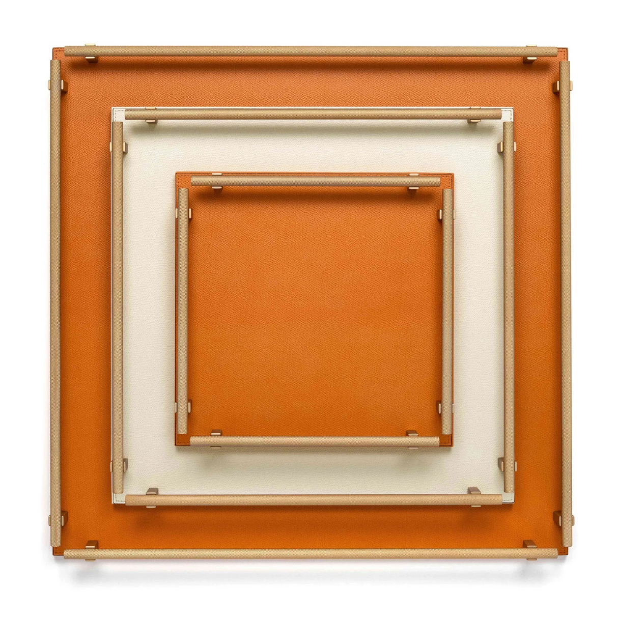 Square Leather Tray | Oroa.com