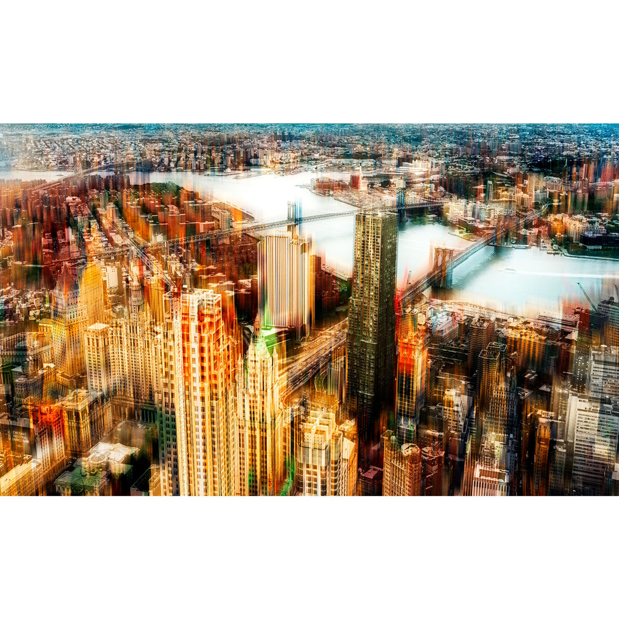 Aerial Cityscape Photographic Art | Oroa.com