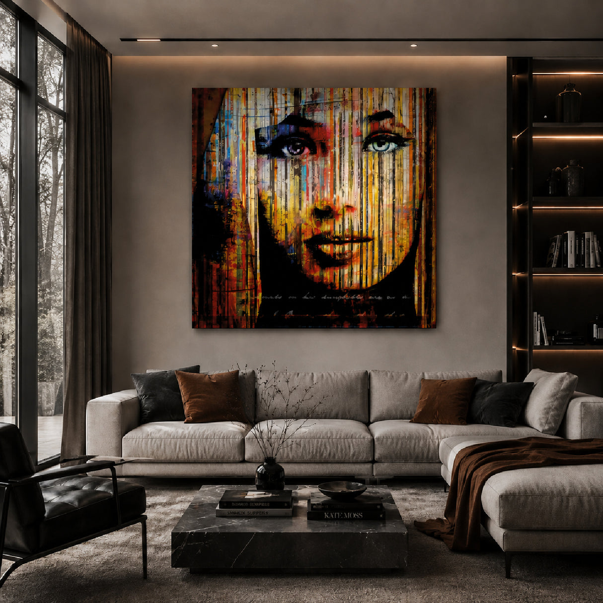 Colorful Visage Conteporary Photographic Art | Oroa.com