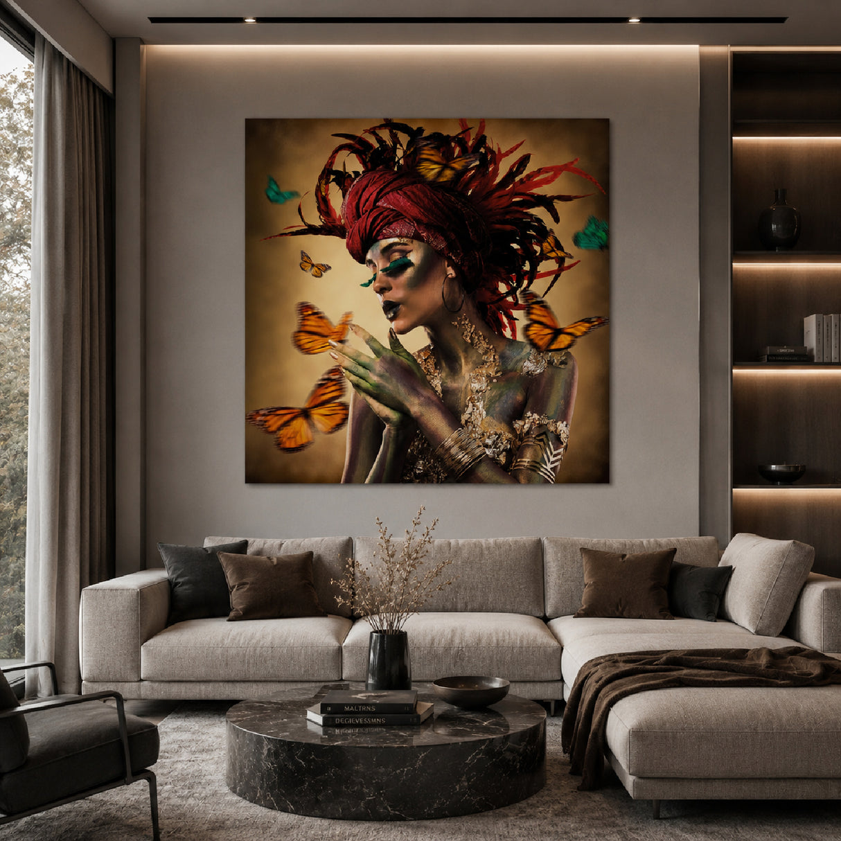 Butterfly Lady Photographic Art | Oroa.com