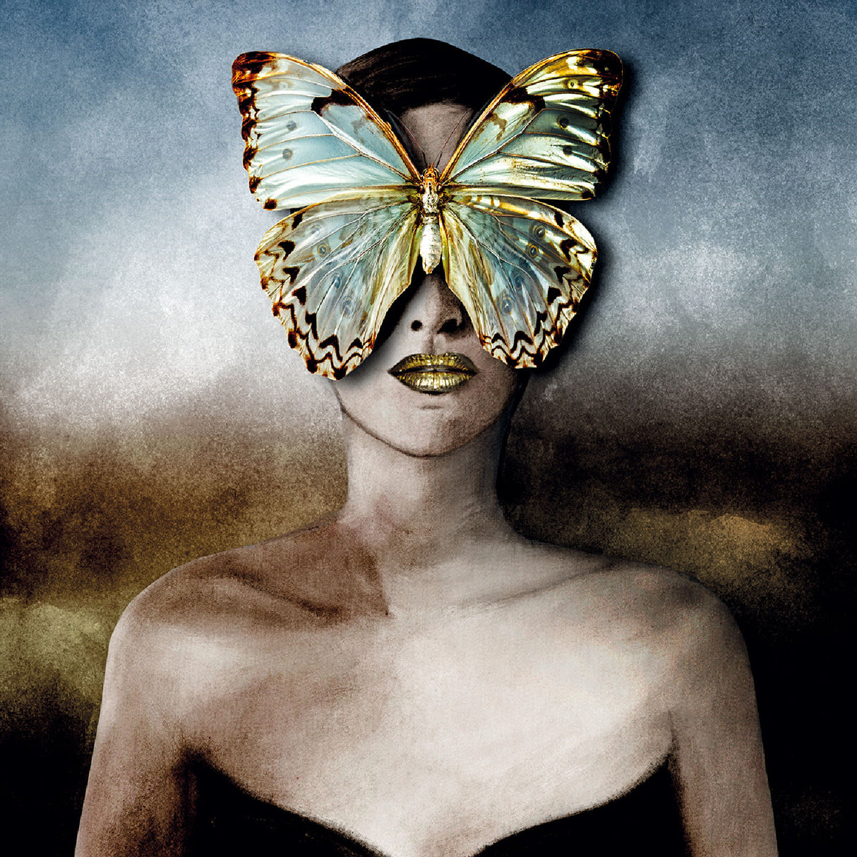 Butterfly Face Photographic Art | Oroa.com