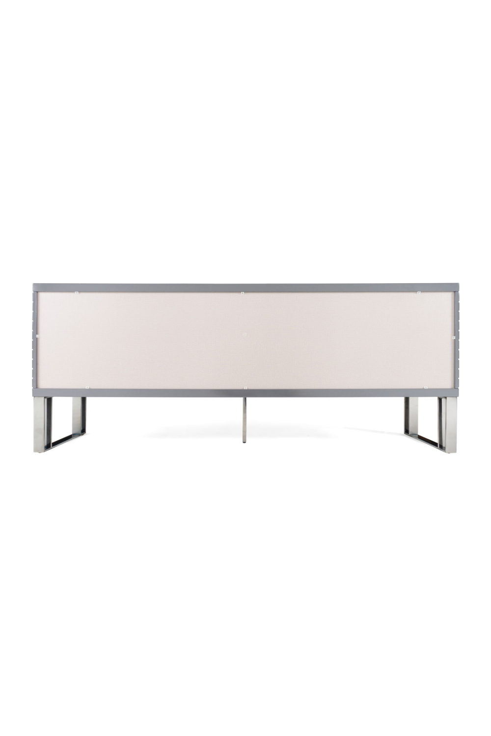Gray Slatted 4-Foor Sideboard | Oroa.com