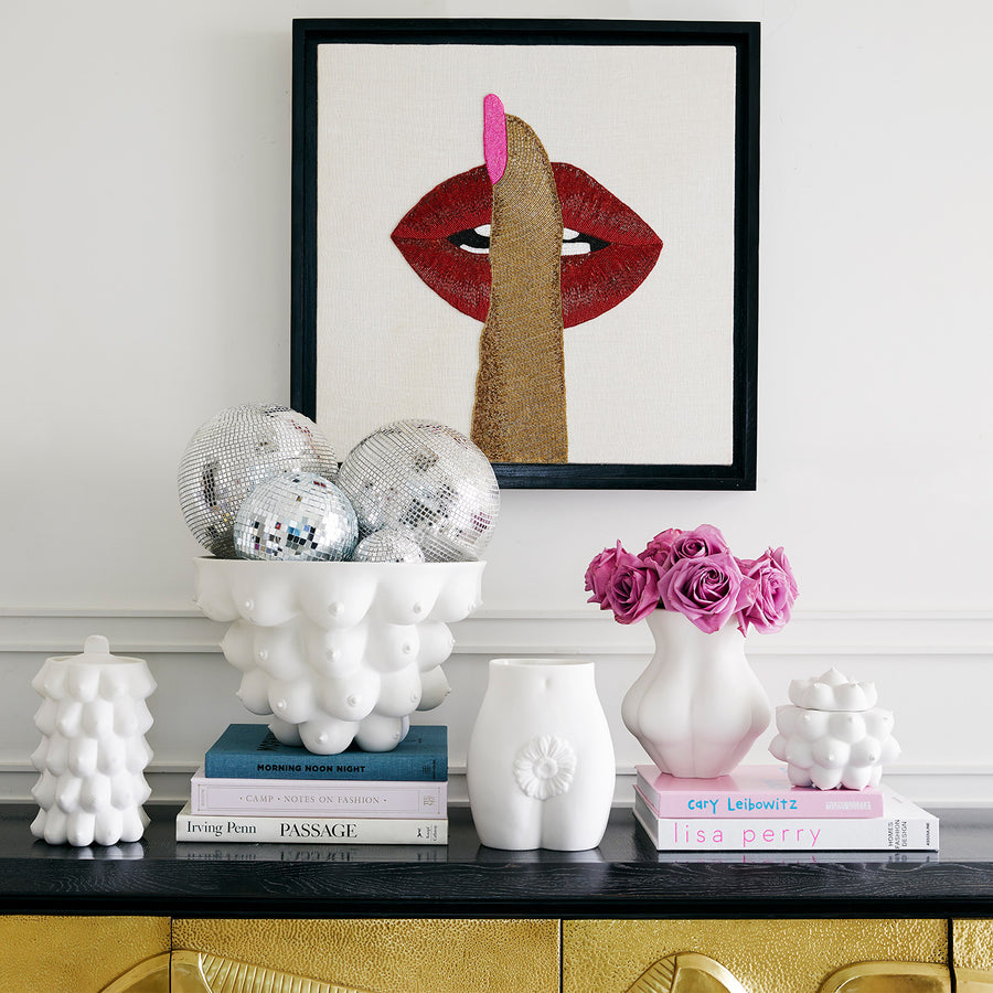 Matte Porcelain Derrière Vase | Oroa.com
