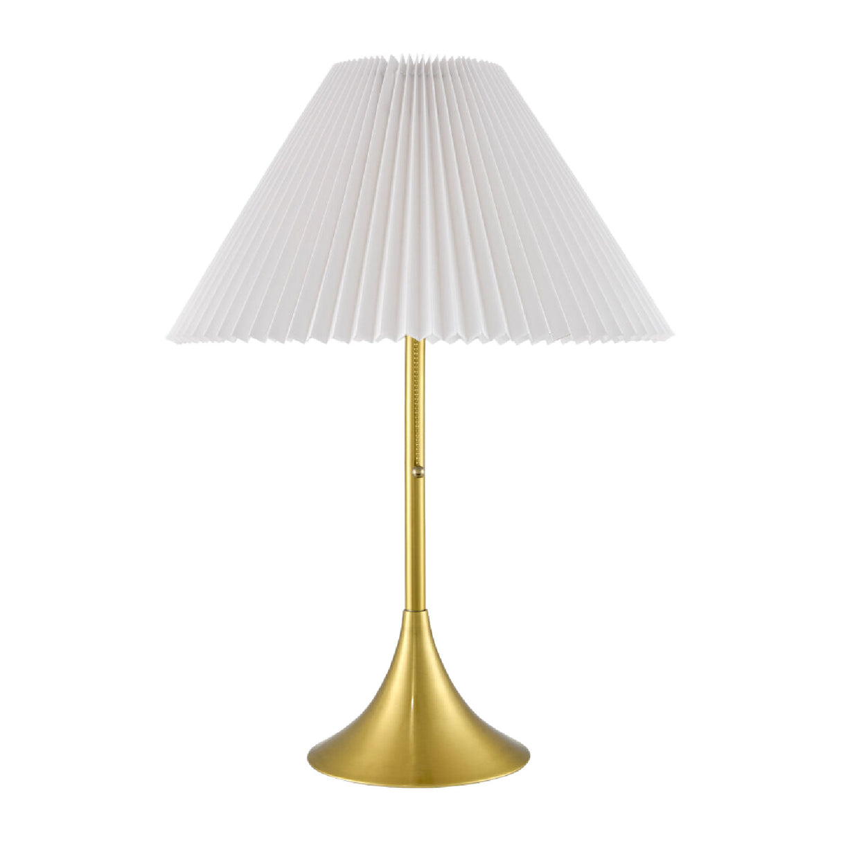 Modern European furniture - White Cotton Pleated Table Lamp - www.oroa.com | Oroa.com