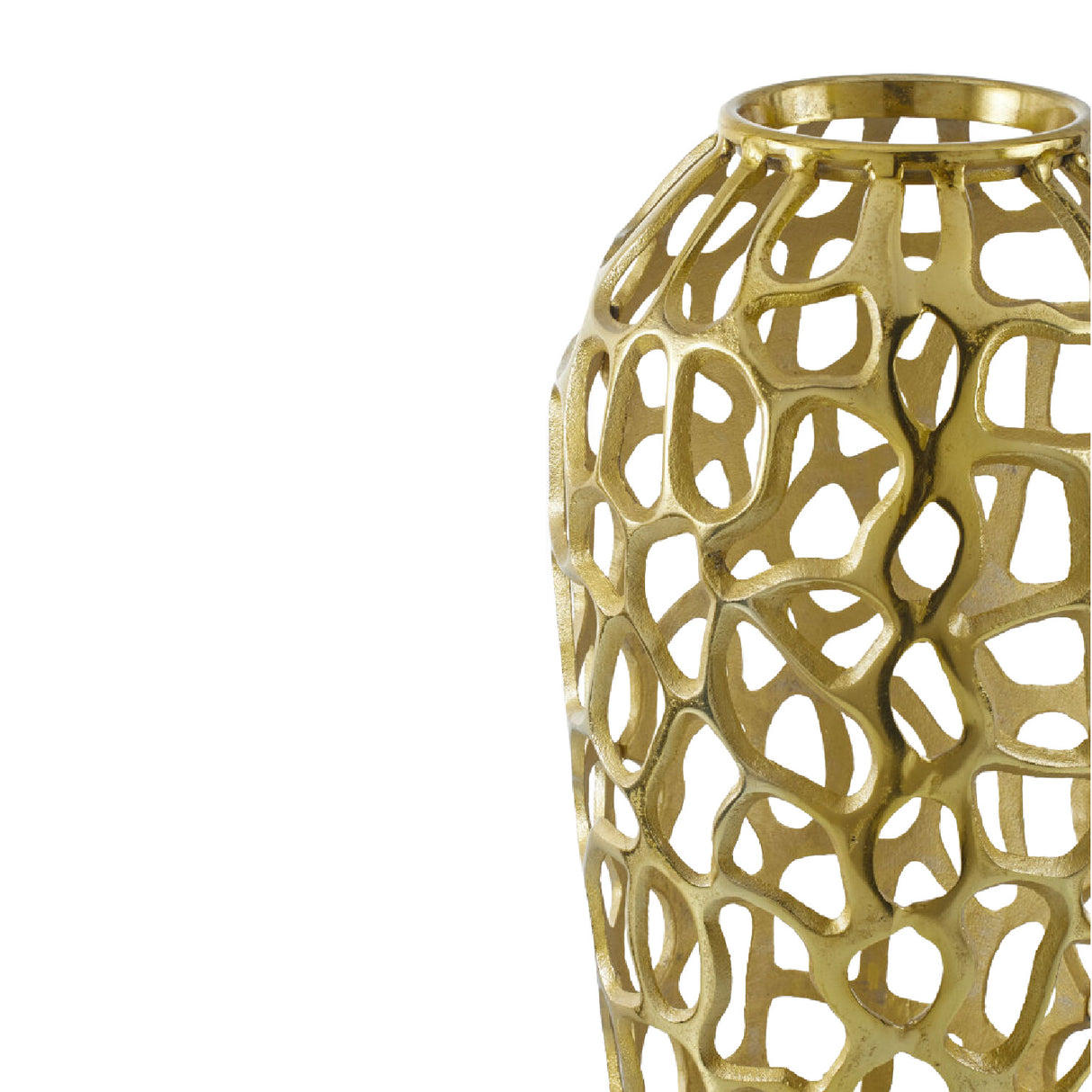 Modern European furniture - Openwork Aluminum Vase - www.oroa.com | Oroa.com