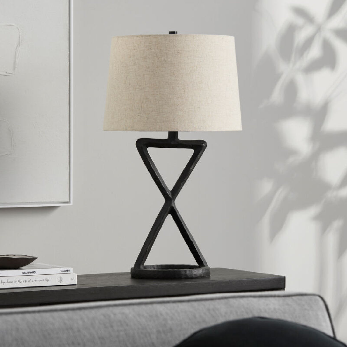 Modern European furniture - Crisscross Aluminum Accent Table Lamp - www.oroa.com | Oroa.com