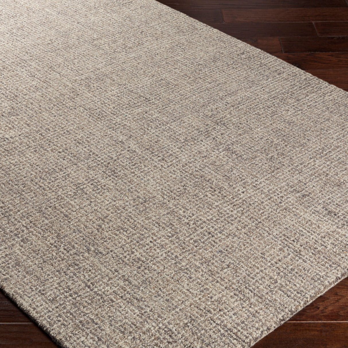 Modern European furniture - Gray Wool Round Carpet - www.oroa.com | Oroa.com