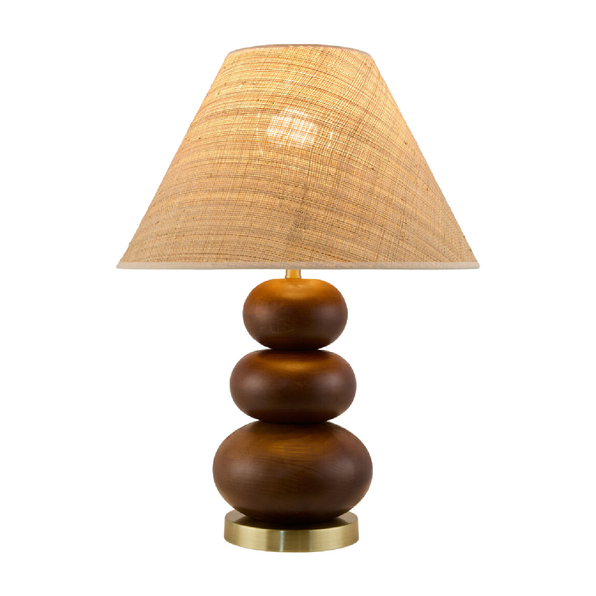 Modern European furniture - Brown Wooden Seagrass Table Lamp - www.oroa.com | Oroa.com