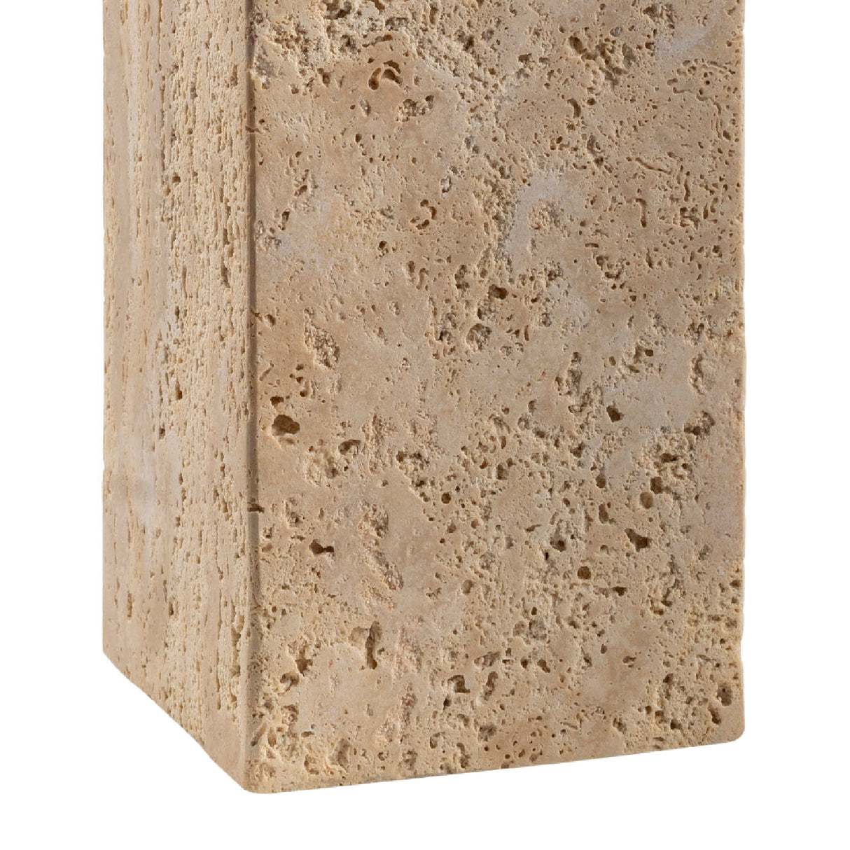 Modern European furniture - Beige Travertine Accent Table Lamp - www.oroa.com | Oroa.com