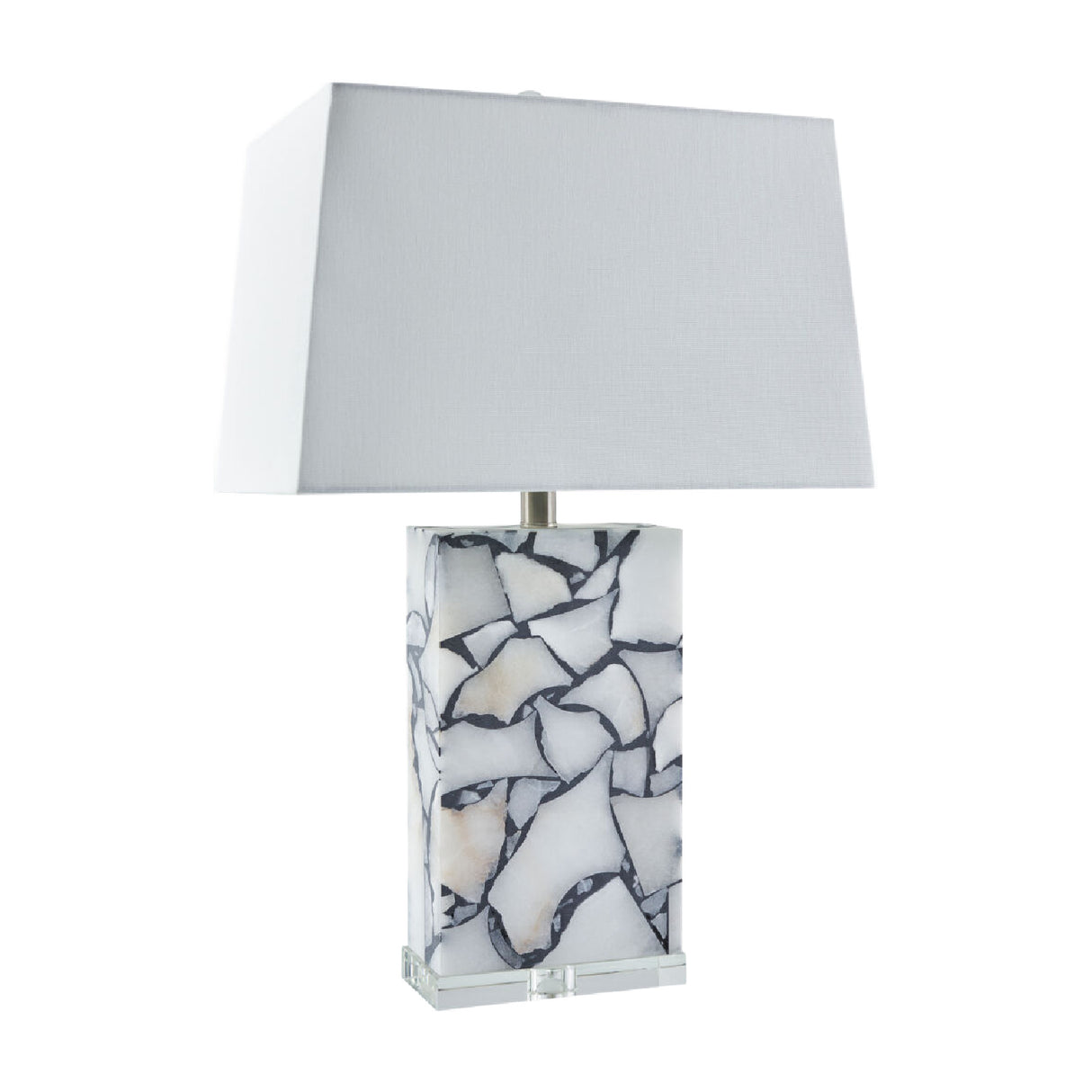 Modern European furniture - Marbled Stone Table Lamp - www.oroa.com | Oroa.com