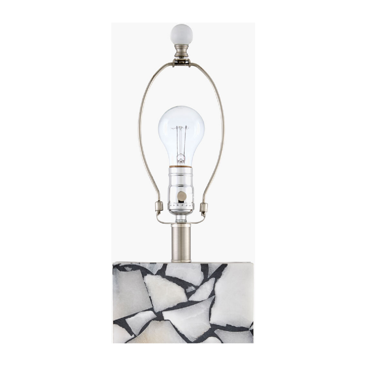 Modern European furniture - Marbled Stone Table Lamp - www.oroa.com | Oroa.com