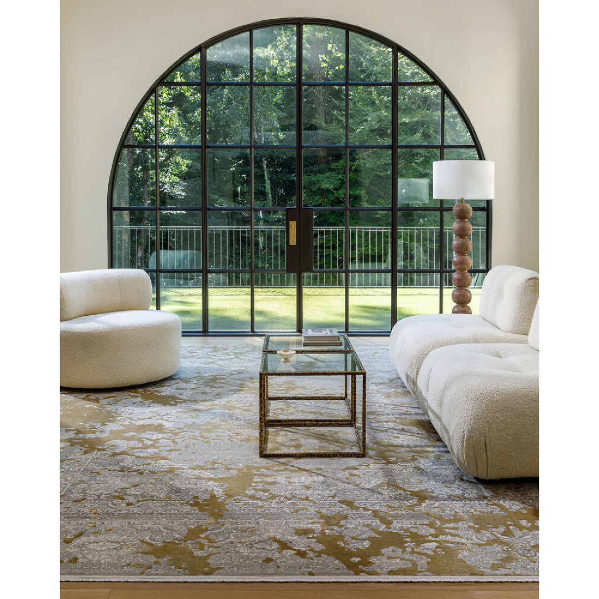 Modern European furniture - Stacked Sphere Accent Floor Lamp - www.oroa.com | Oroa.com