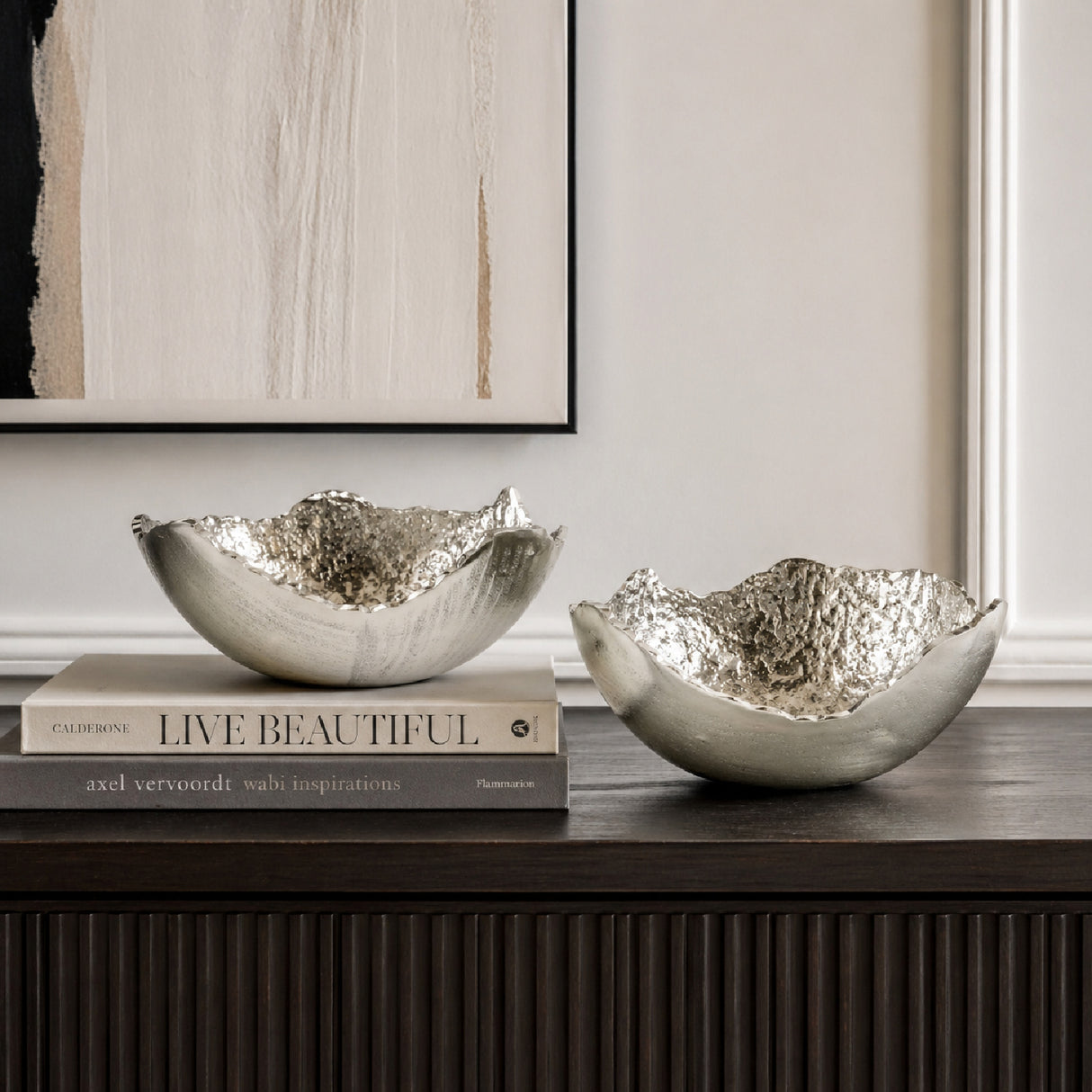 Modern European furniture - Aluminum Organic-Edge Bowls (2) - www.oroa.com | Oroa.com