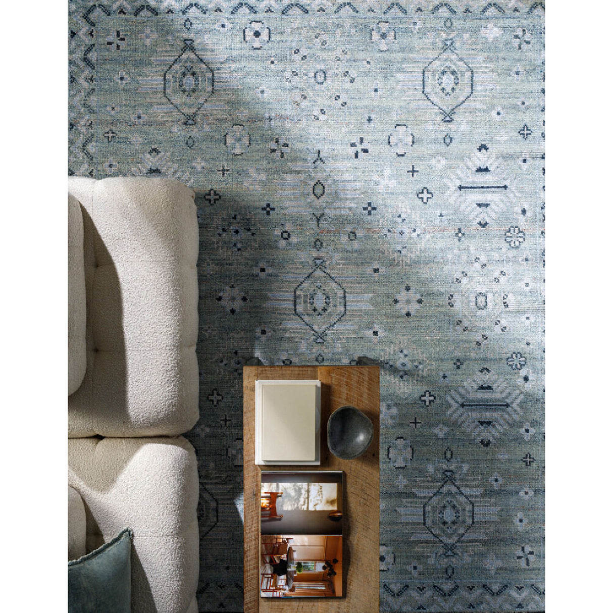 Modern furniture - Patterned Wool Viscose Carpet - www.oroa.com | Oroa.com