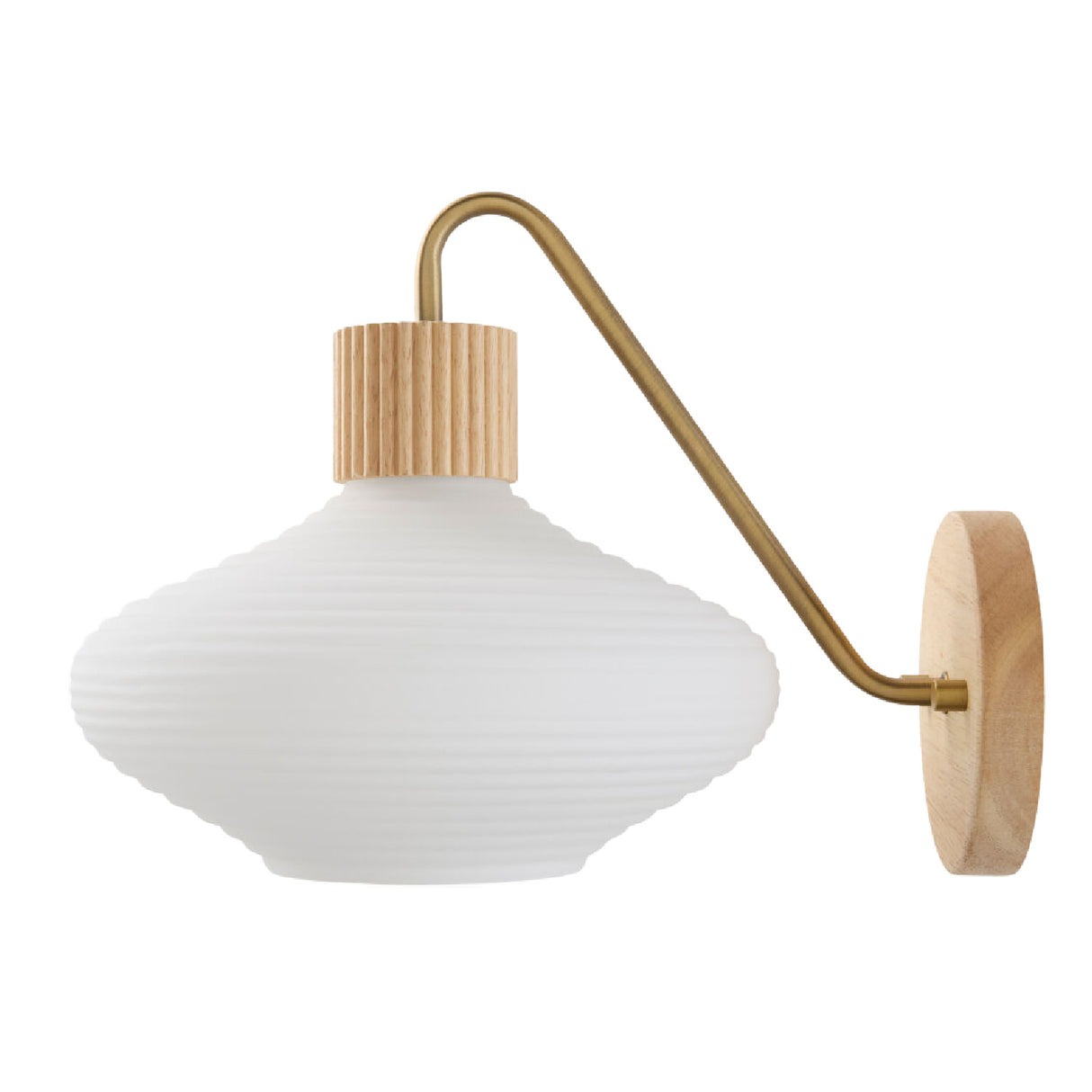 Modern European furniture - White Blown Glass Wall Lamp - www.oroa.com | Oroa.com